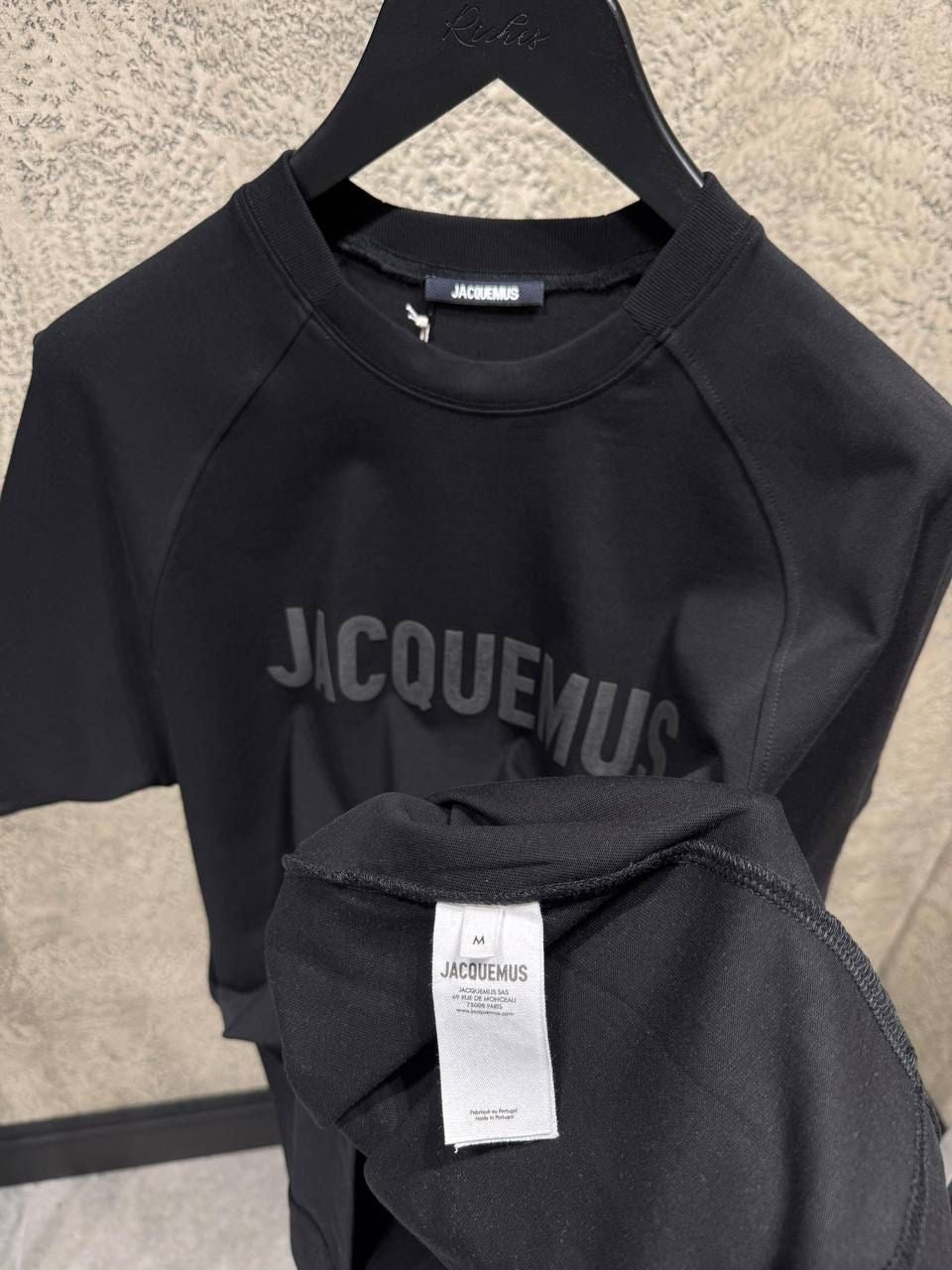 Jacquemus T-shirt Zwart