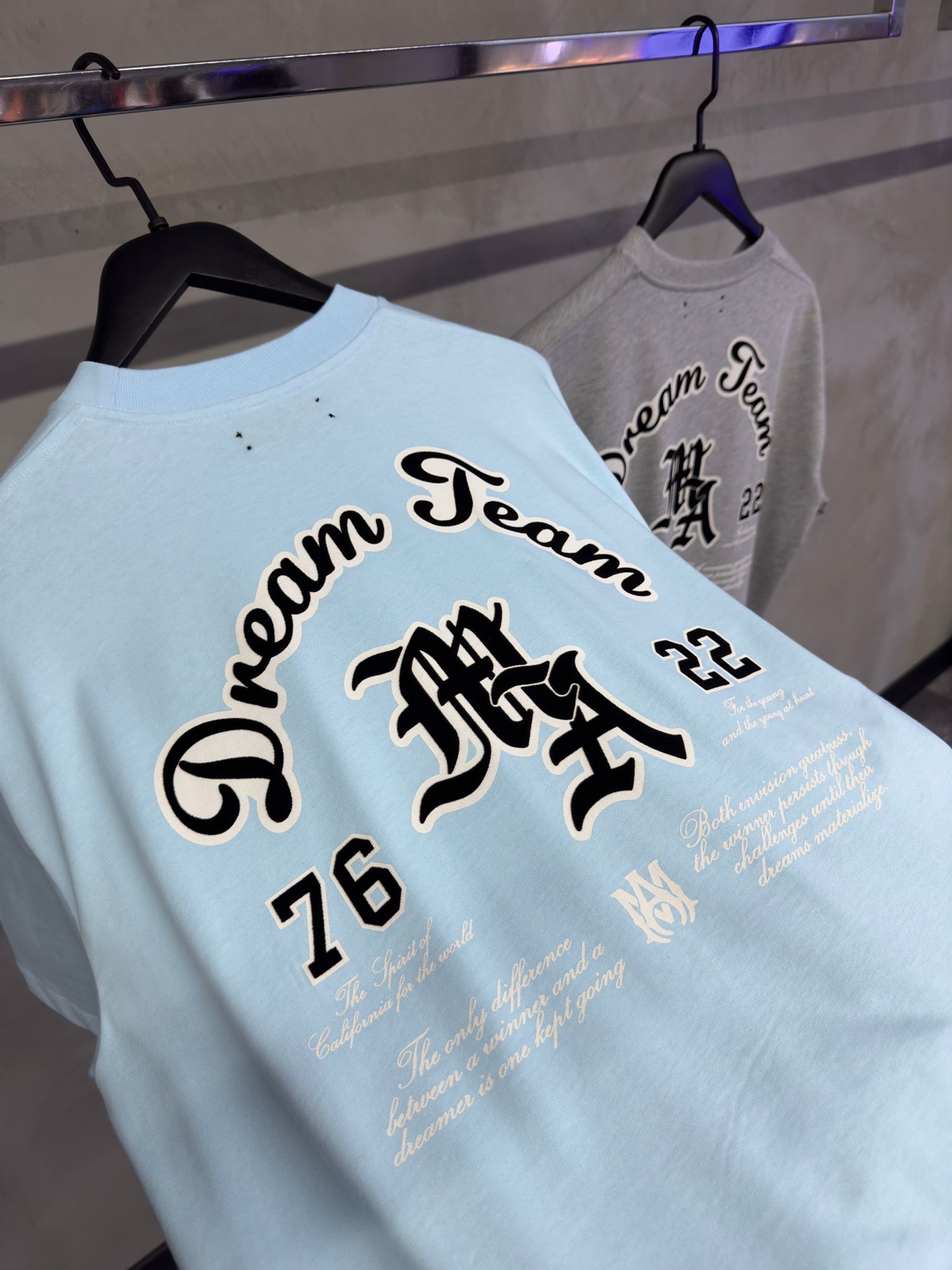 Amiri T-shirt Blauw