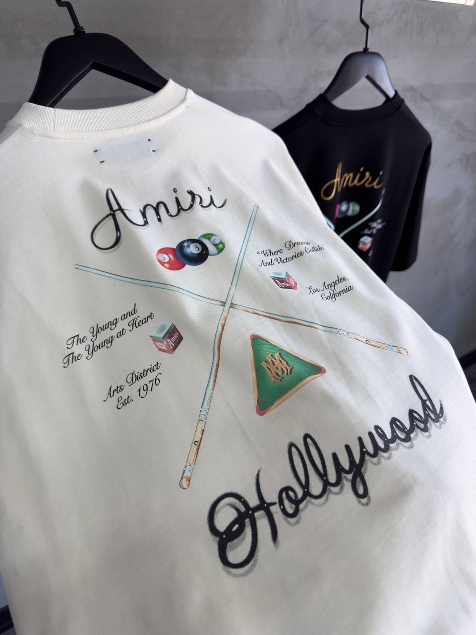 Amiri T-shirt Zwart