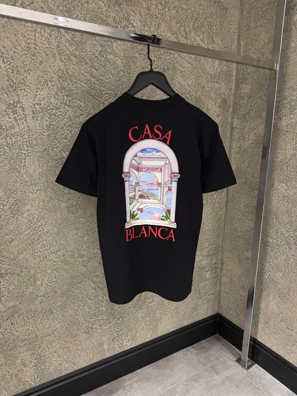 Casablanca T-shirt Zwart