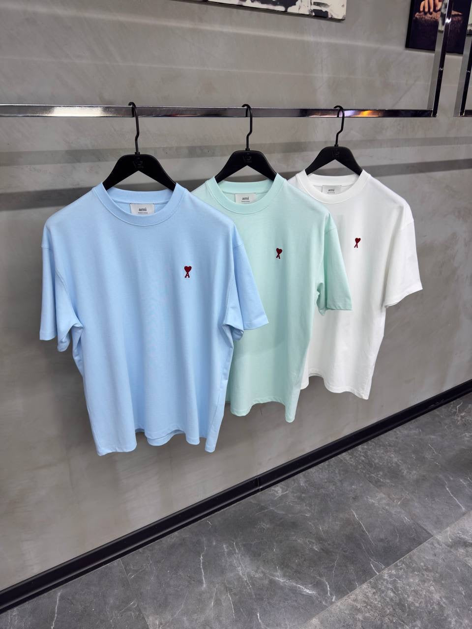 Ami T-shirt Blauw