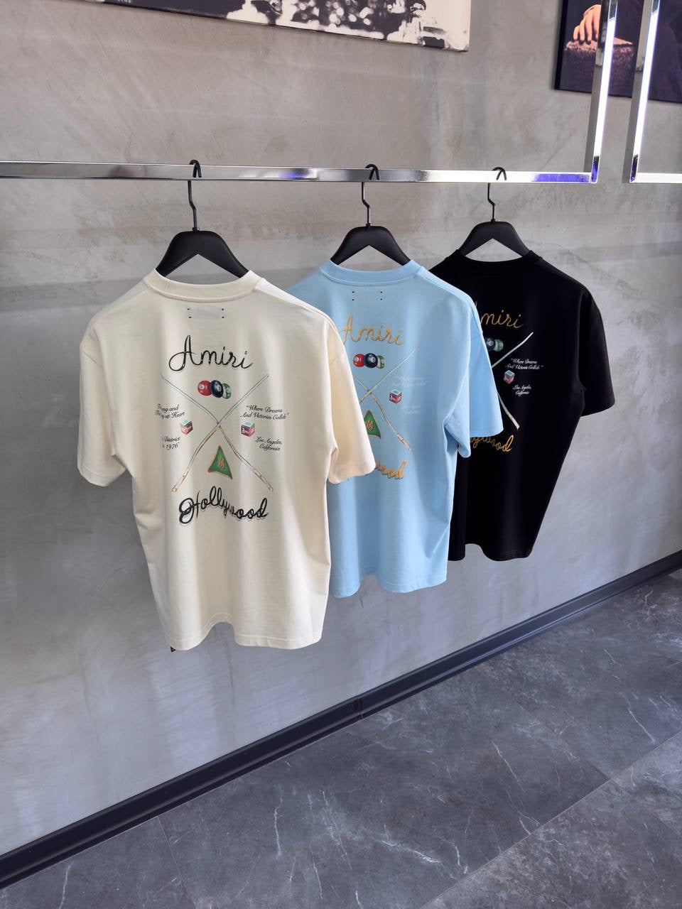 Amiri T-shirt Zwart