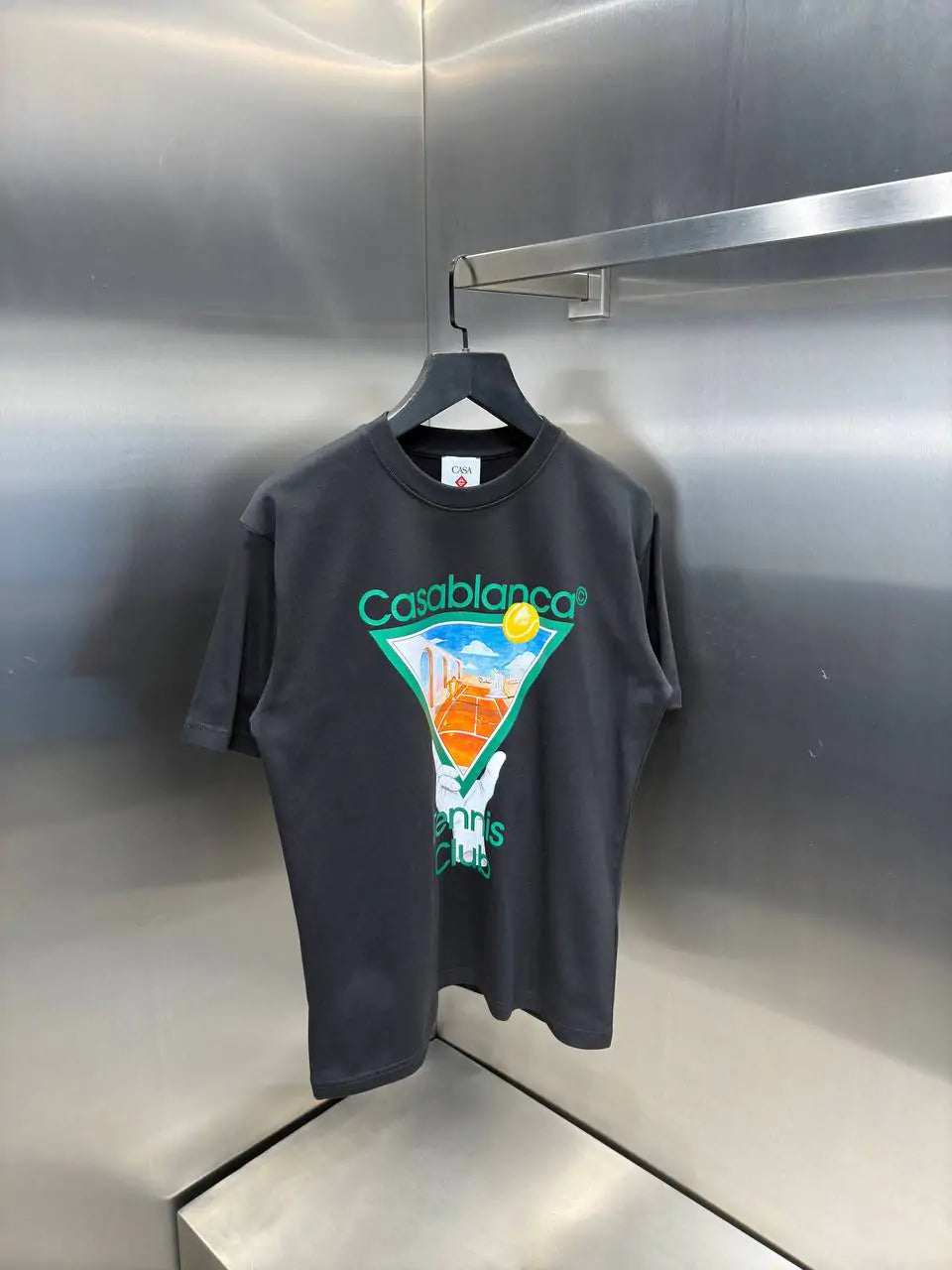 Casa Blanca Shirt Methaphysical Tennis Zwart