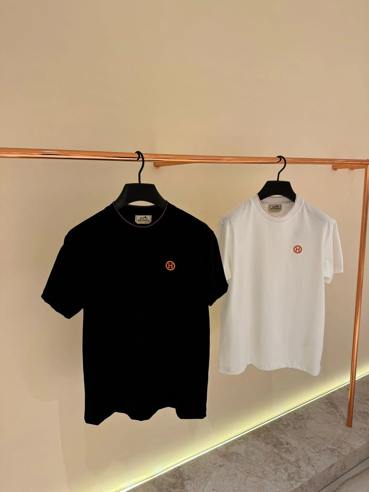 Hermes T-Shirt Zwart